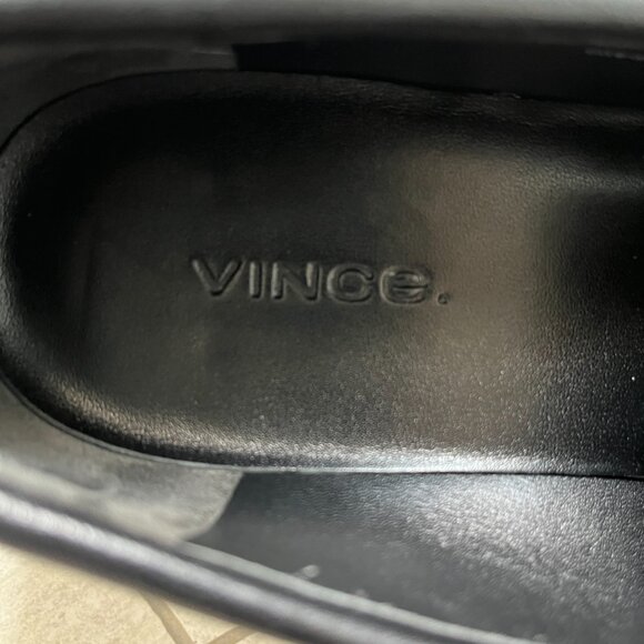 VINCE Black Leather Loafer - Picture 5 of 7